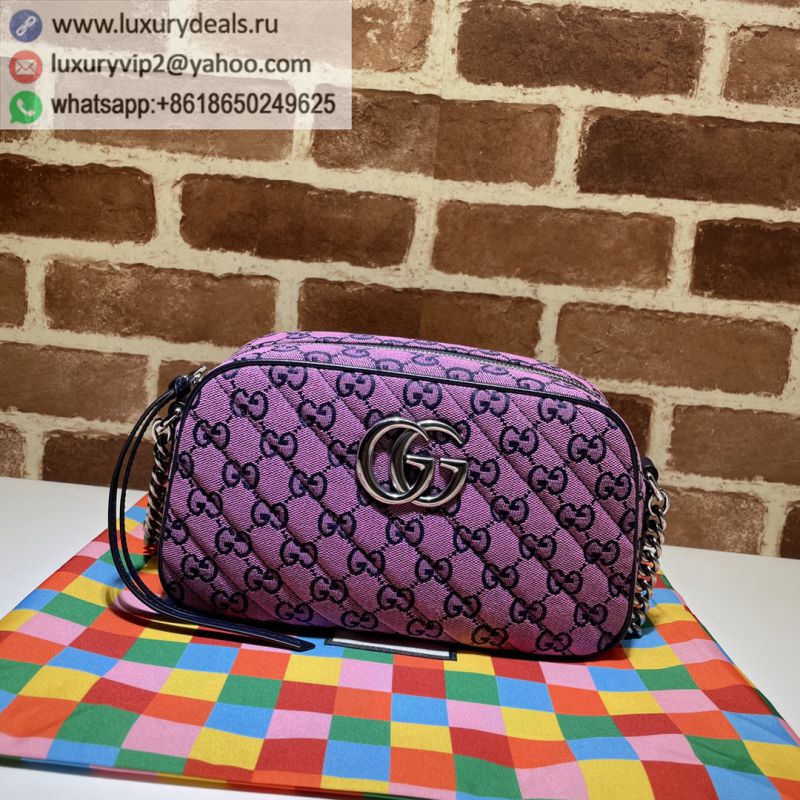 GUCCI GG Multicolor#GG Marmont Small Shoulder Bags 447632