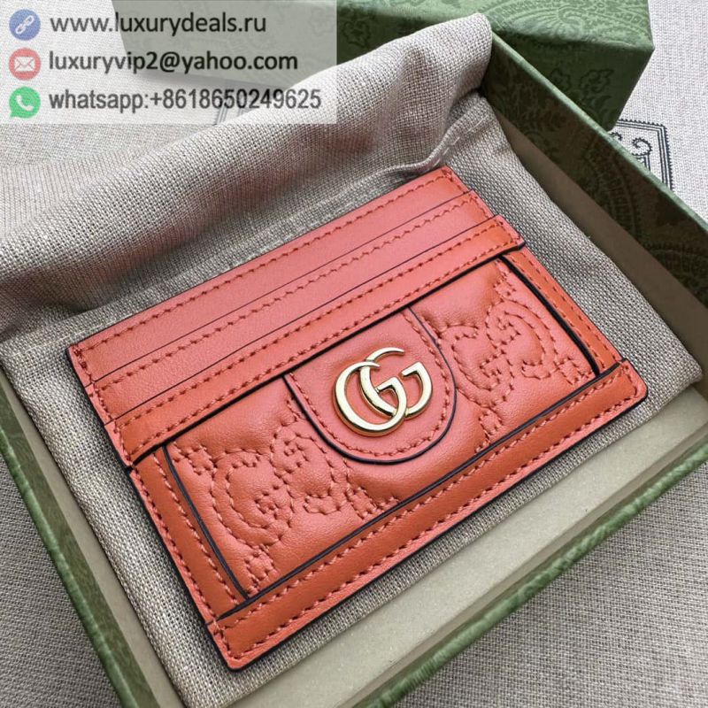 Gucci GG Matelasse Card Holders 723790