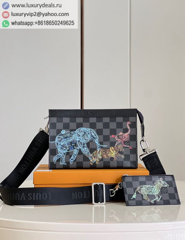 LV Gaston Wearable Wallet Crossbody Bags N64608