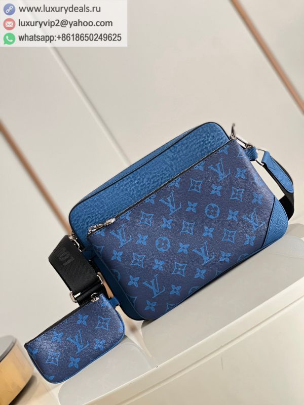 LV Ta ga Blue TRIO Messenger Bags M30848