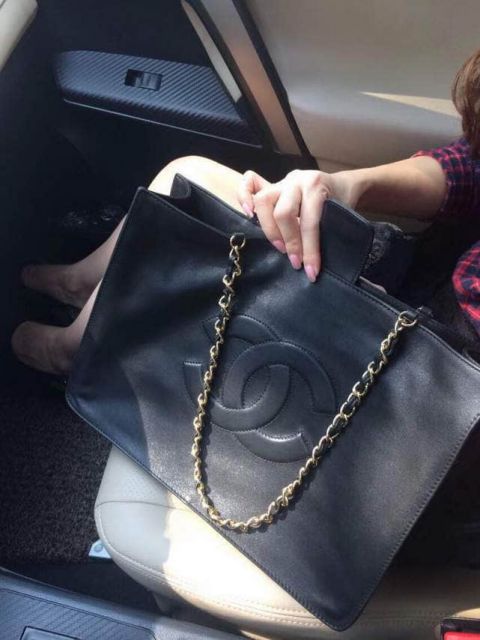 CC 2018ss Black Shopping Bags Women Bags