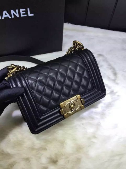 CC Leboy Soft Leather 20cm Gold Buckle a Shoulder Bags Women Bags