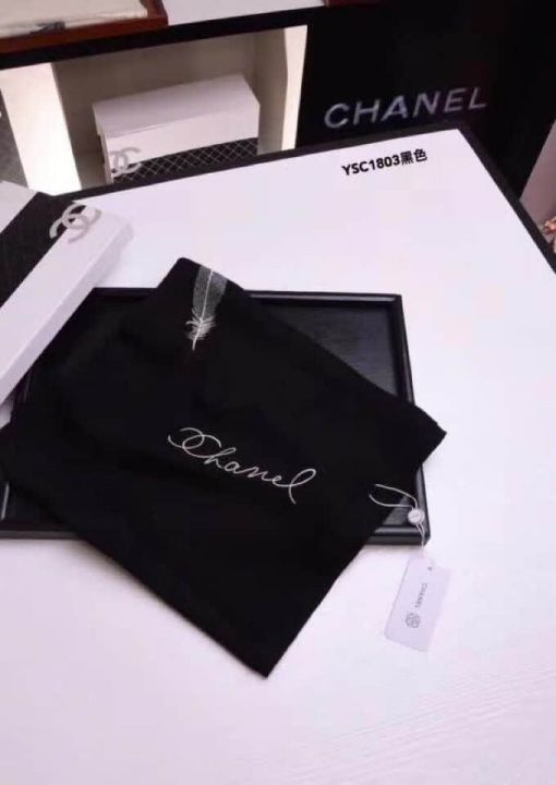 CC 2018 Cashmere Embroidery LoGO Women Scarves