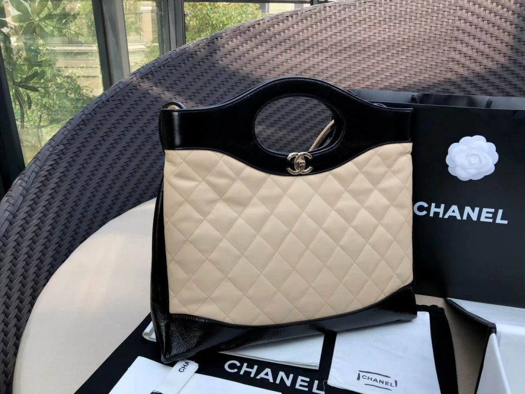 CC Black Napa Leather 31 Shopping Bags Women Bags