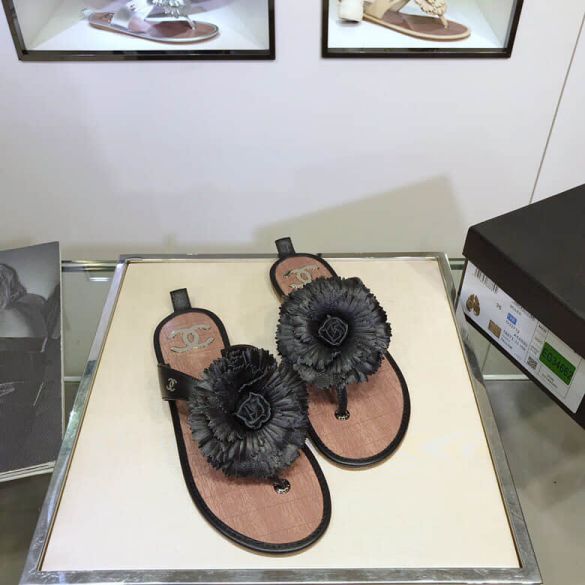 CC Leather Sandals Women Shoes
