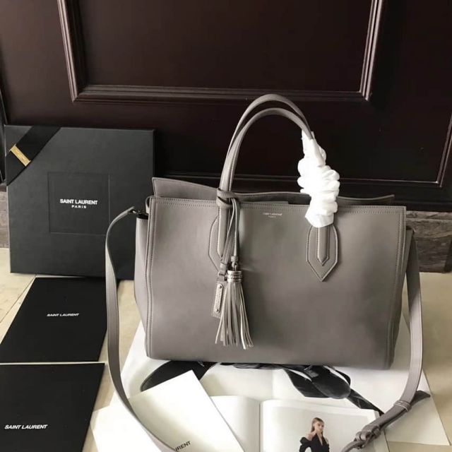 YSL/SLP Shopper 464229 Grey Shopping Bags