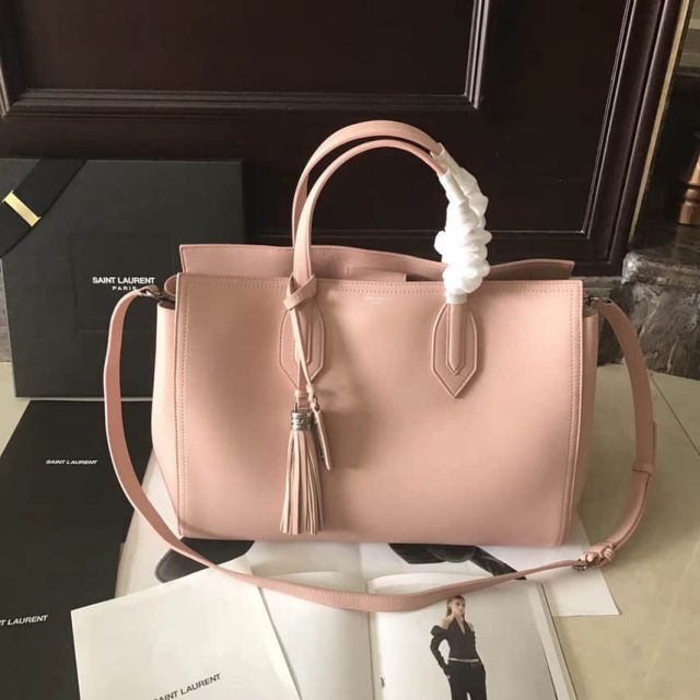 YSL Shopper 464229 Pink Shopping Bags