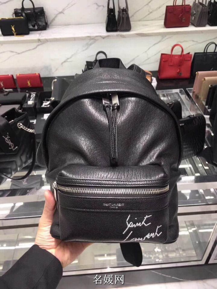 YSL TOY CITY mini Black Leather 505031 Backpack Bags