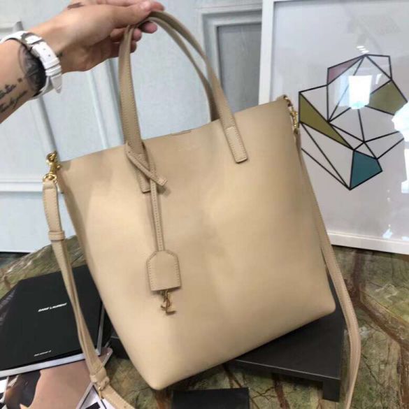 YSL 2018 SHOPPING Leather 498612 Tote Bags