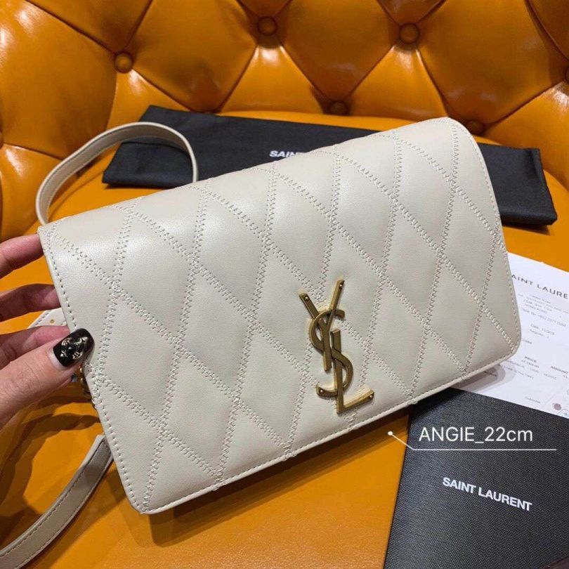 YSL ANGIE Soft Leather Bag on Chain 568906 Shoulder Bags