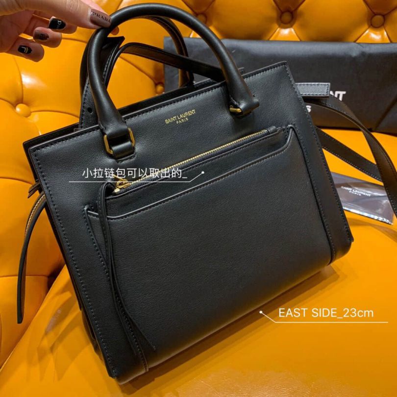 YSL EAST SIDE Small Suede Tote 554116 Tote Bags
