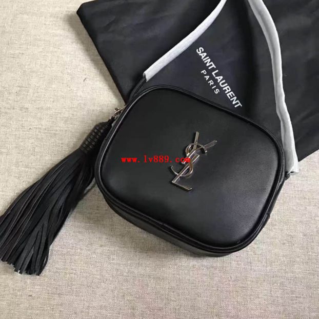 YSL MONOGRAM BLOGGER Black 425317 Shoulder Bags