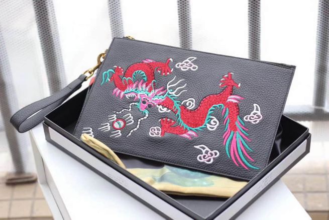 GG Embroidery 473934 Men Clutch Bags
