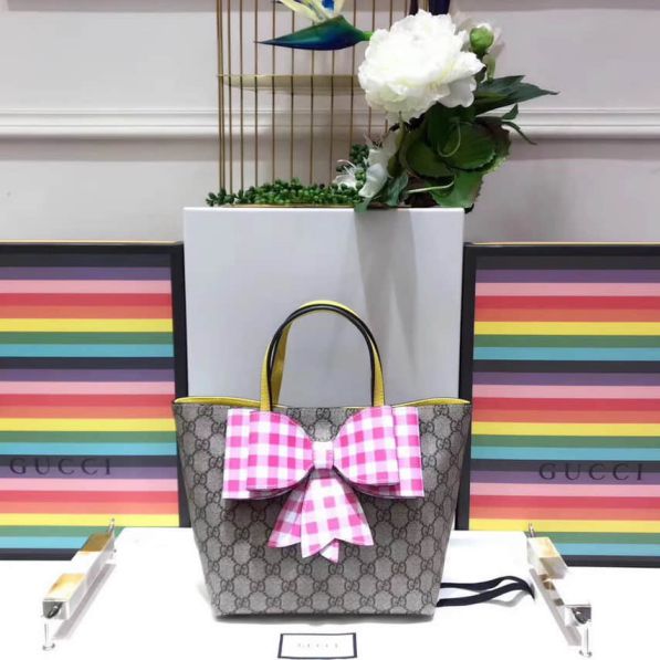 GG Childrens Mini Bag Butterfly Shopper 501804 Women Shopping Bags