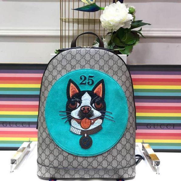 GG Embroidery Boston Bosco 505372 Women Backpack Bags