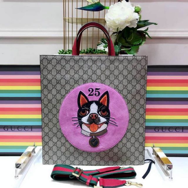 GG Embroidery Boston Bosco Shopper 450950 9IKLT 8245 Men Clutch Bags