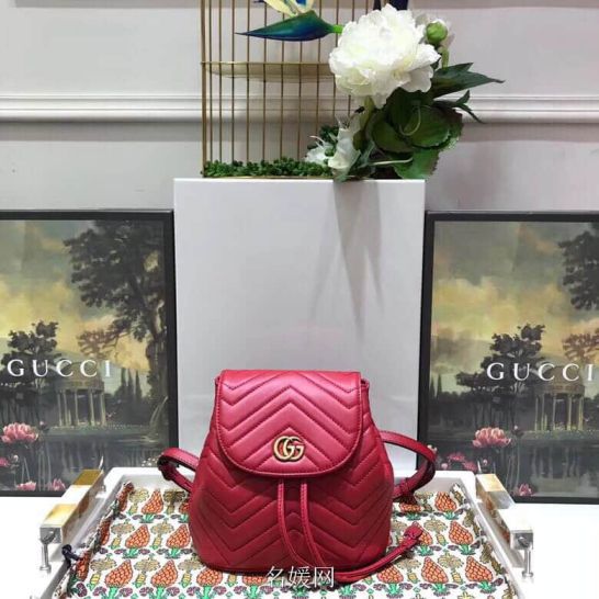GG 2018 NEW GG Marmont 528129 Women Backpack Bags