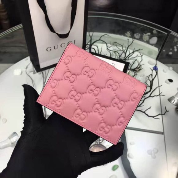 GG Epi Leather Short 410120 Pink Women Wallets