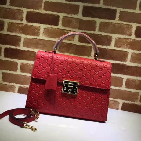 GG NEW Tote 428208 Red Women Clutch Bags