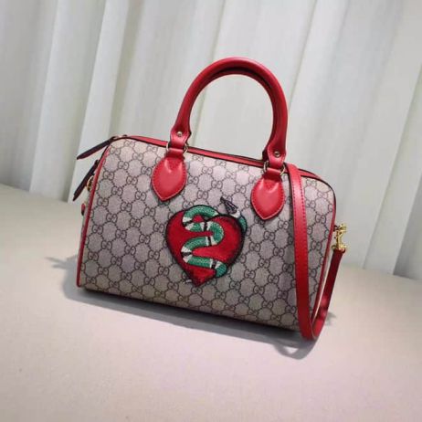 GG NEW 409529 Red Embroidery Women Clutch Bags