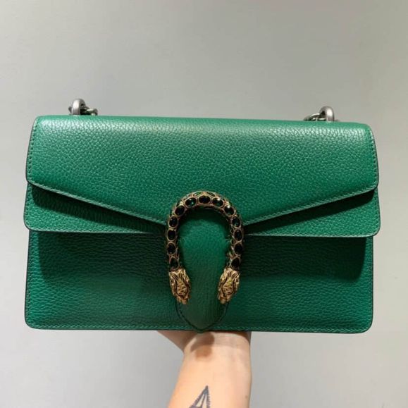 GG 400249 Green Women Shoulder Bags
