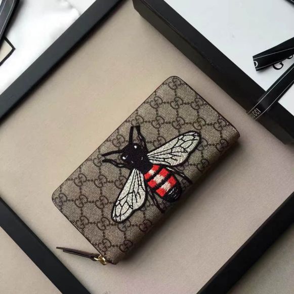GG NEW Limited Edition Bee zip 456863 Women Wallets