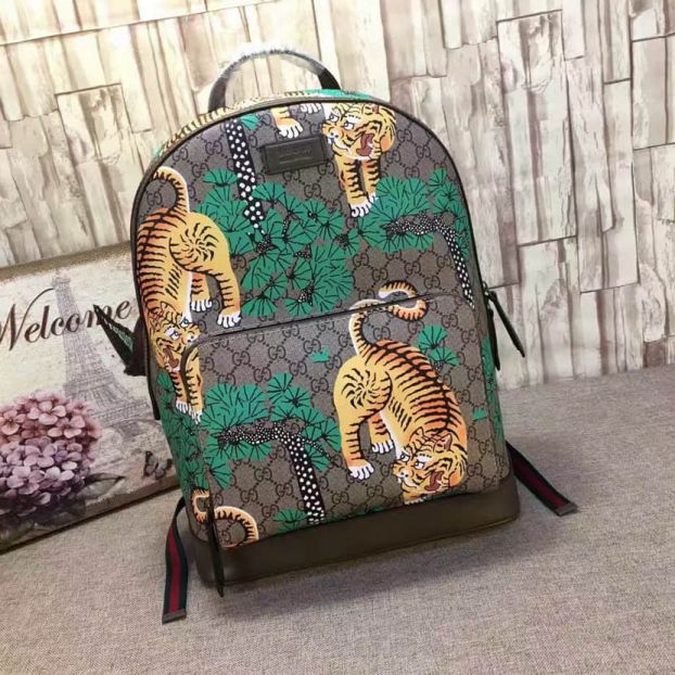 GG 2017SS The Bengal Tiger PrintGG Medium 428027 Men Backpack Bags