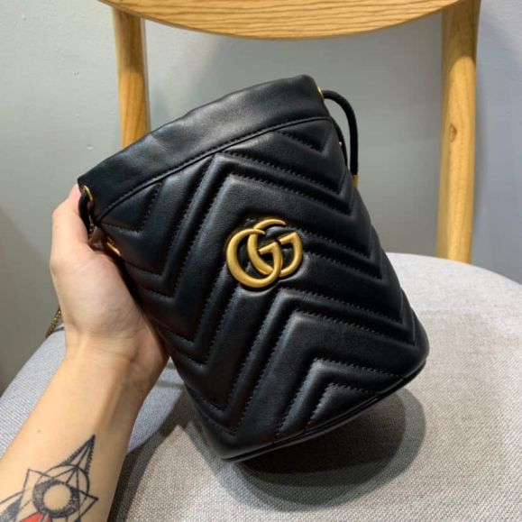GG 2019 NEW GG Marmont mini 575163 Women Bucket Bags