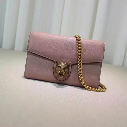 GG NEW Chain Bronze 414984 Pink Women Shoulder Bags