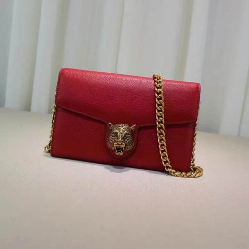 GG NEW Chain Bronze 414984 Red Women Shoulder Bags