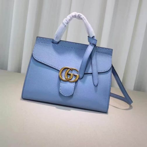 GG 16 NEW Crossbody Tote 421890 Blue Women Clutch Bags