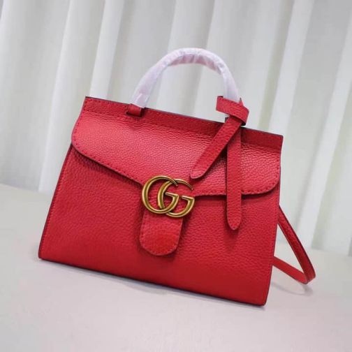 GG 16 NEW Crossbody Tote 421890 Red Women Clutch Bags
