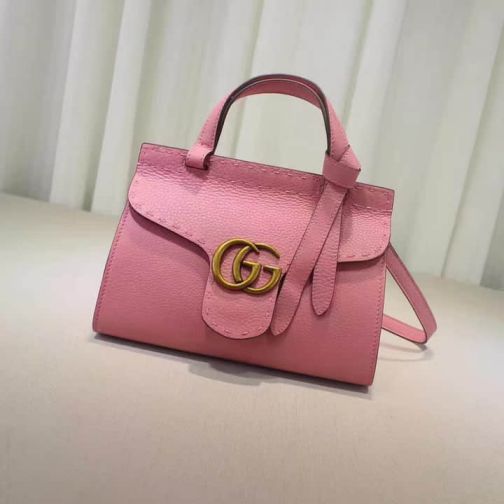 GG Crossbody Tote 442622 Small Pink Women Clutch Bags