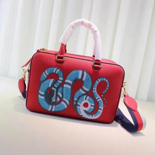GG 453564 Red Snake 17SS Tote Women Clutch Bags