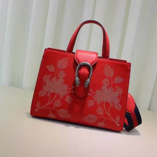 GG 444073 Red 17 NEW Embroidery Crossbody Tote Women Clutch Bags