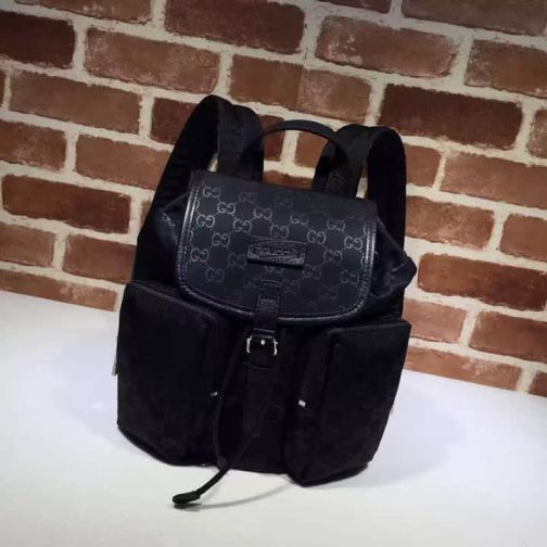 GG ssima 406361 Black Women Backpack Bags