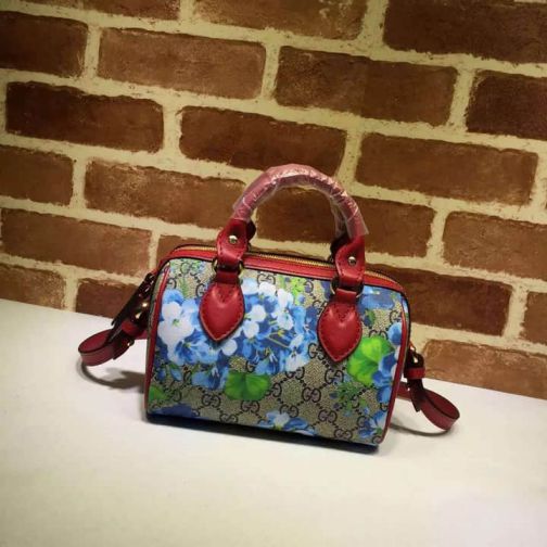 GG 2016 Tote 432123 Blue Red Women Clutch Bags