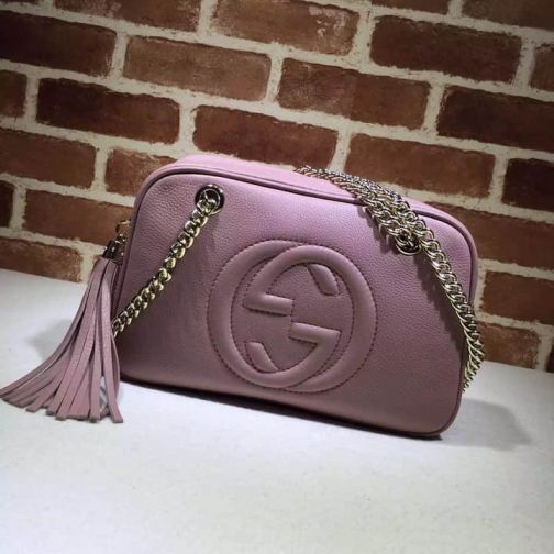 GG 2015 SS NEW Chain 308983 Pink Women Shoulder Bags