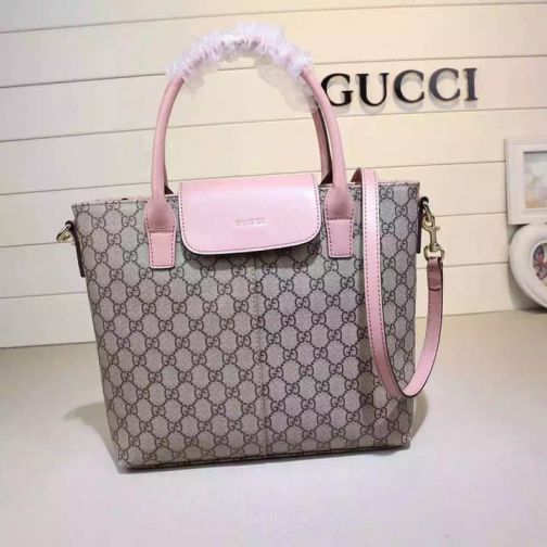GG 16SS NEW PVC 2 409536 Pink Red Women Clutch Bags