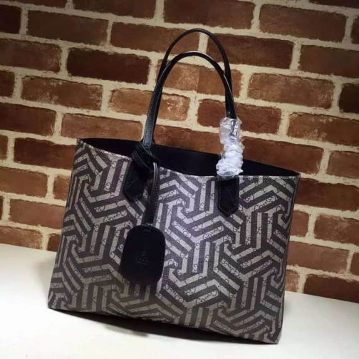 GG Shopper GG Medium Shopper 368568 Black Women Shopping Bags