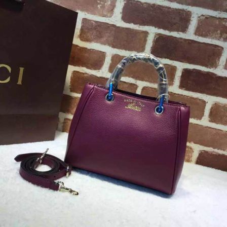 GG mini Tote 368823 Purple Red Women Clutch Bags