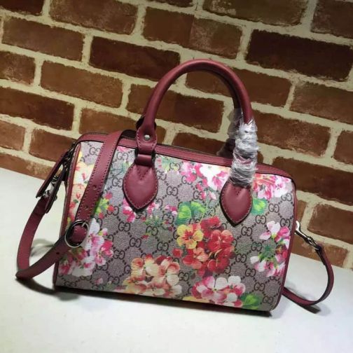 GG 2015 NEW Boston 409529 Rose Burgundy Women Clutch Bags