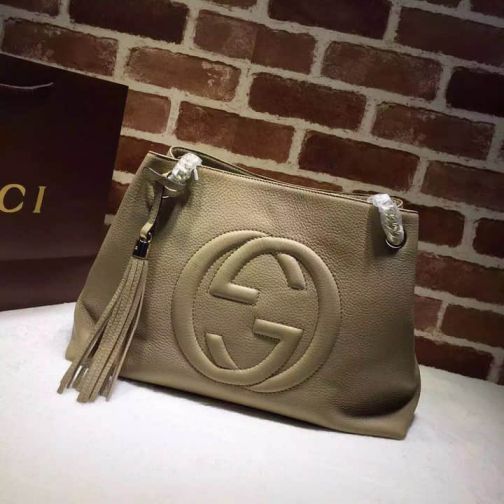 GG 2014 NEW Tote 308982 Apricot Women Clutch Bags
