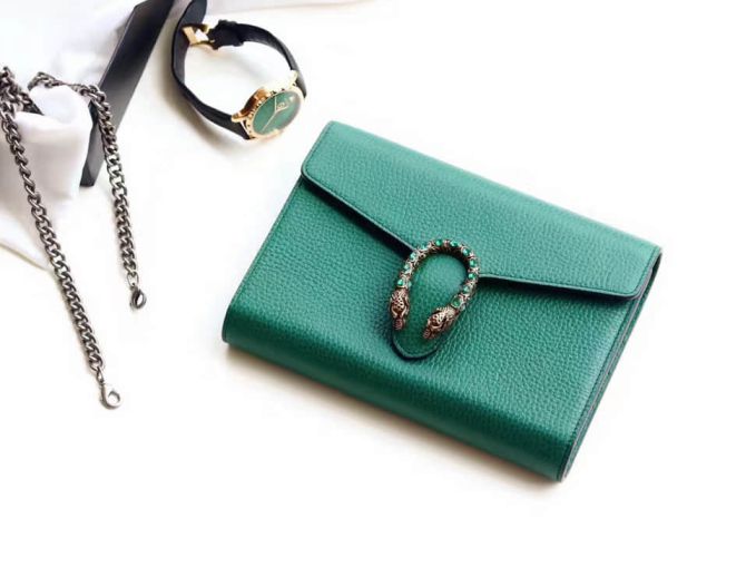 GG Green Dionysus mini Chain 401231 Women Shoulder Bags