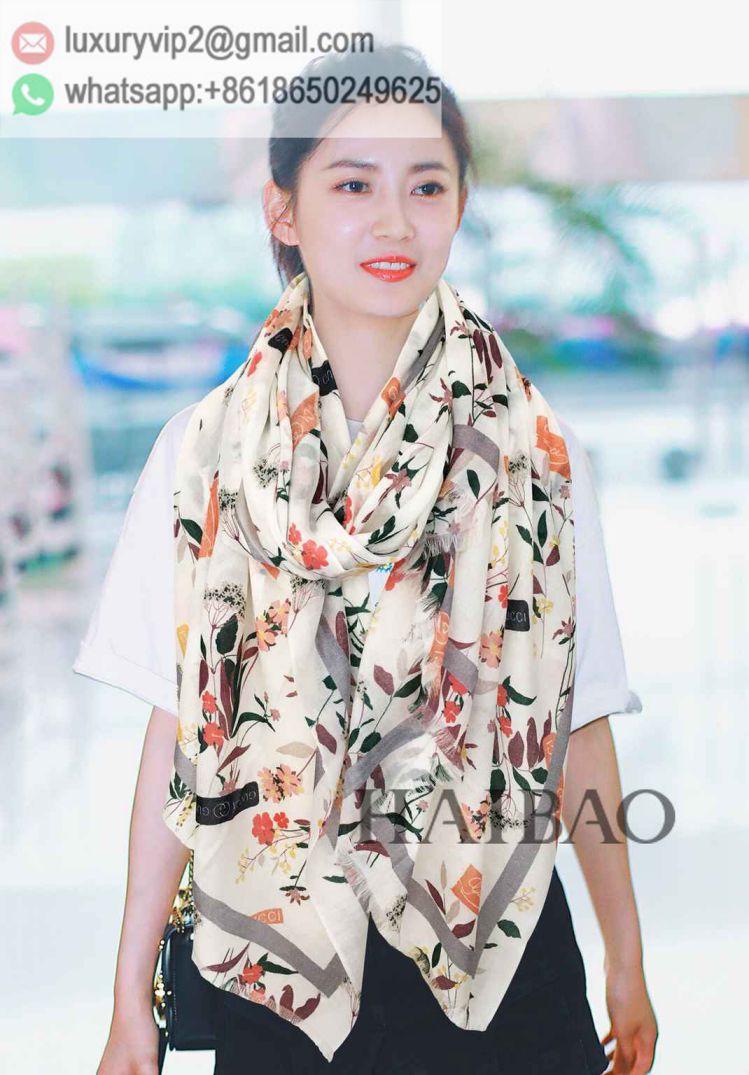 GG Classic 100% Cashmere Women Scarves