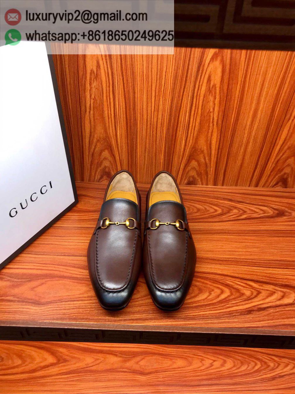 Gucci Men Leather Shoes