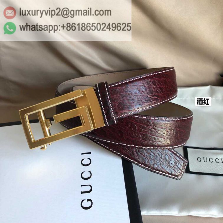 GG Leather 3.5cm Men Belts