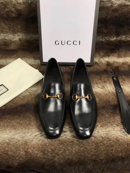 GG Men Leather Shoes