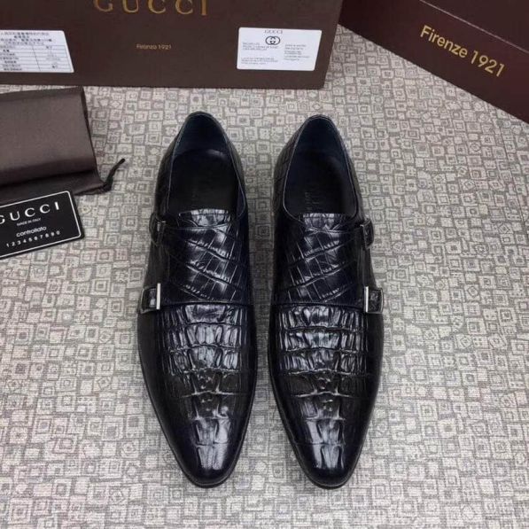 GG Leather Men Shoes
