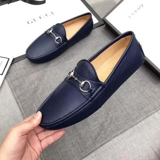 GG Leather 2018 Classic Men Shoes